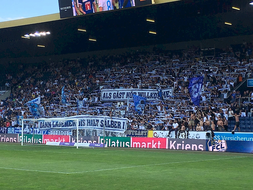 Boykott des Gästesektors in Luzern