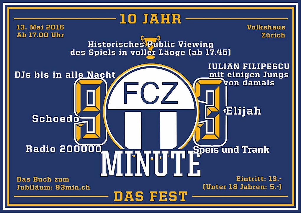 10 Jahre 93. Minute