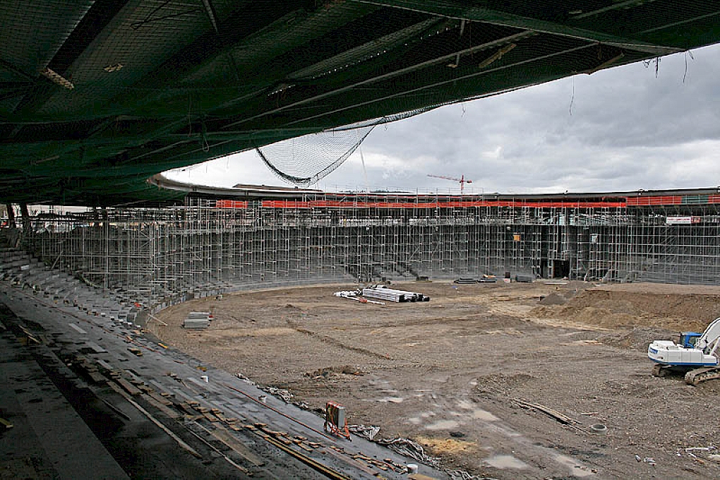 Südkurve im neuen Letzi