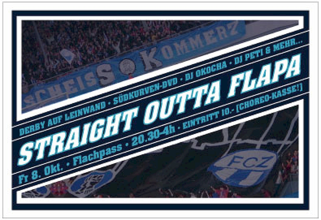 Südkurve "Straight outta Flapa" - Party am 08. Oktober 2004